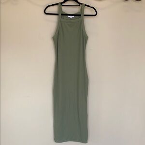 IRIS Green Soft Maxi Dress Size L